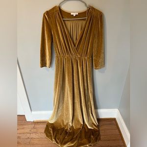 Baltic Born Sofia Velvet Maxi Dress, size Medium
